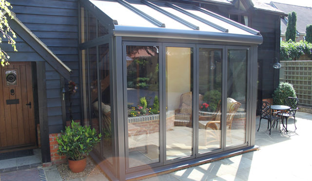 Contemporary Glass Extension, Solarlux Wintergarden project in Buckinghamshire